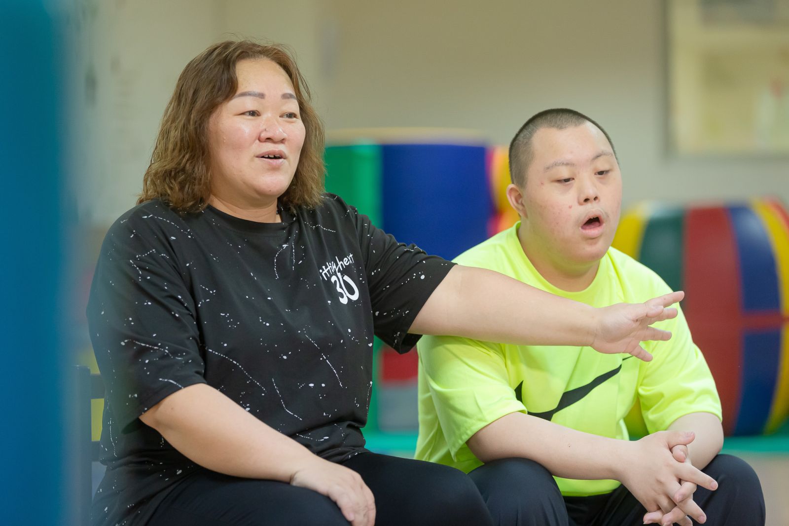 畢業慢飛天使的家長感謝伊甸付出，讓他的孩子能有大幅進步。